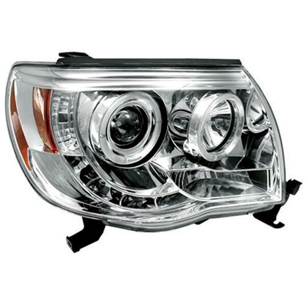 Ipcw Toyota Tacoma 2005 - 2011 Head Lamps- Projector With Rings Chrome CWS-2040C2